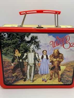Vintage The Wizard of Oz Retro Tin/Metal Collectible Lunch Box 1998